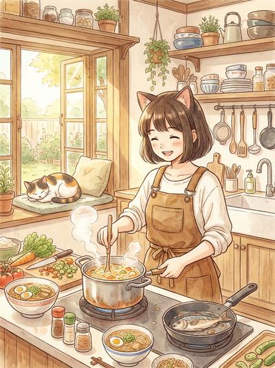 蜜芽动漫-暖心厨房物语
